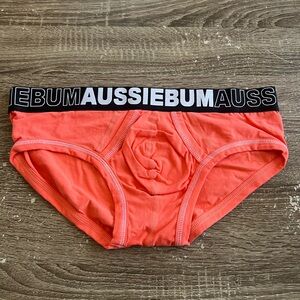 AussieBum Coral Briefs with Support pouch - Medium